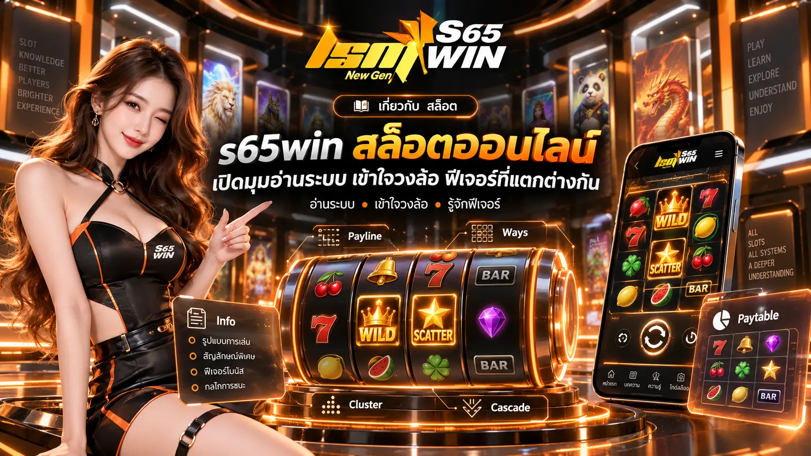 s65win สล็อตออนไลน์ เปิดมุมอ่านระบบ เข้าใจวงล้อ ฟีเจอร์ที่แตกต่างกัน